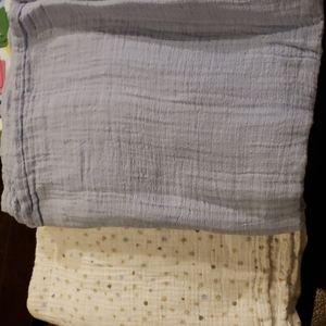 Aden + Anais muslin swaddle blankets
